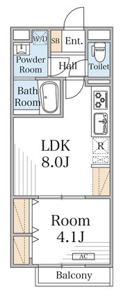 リブリ・ダイワクレストⅡの間取り画像