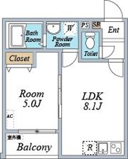 カサデルソルⅥの間取り画像