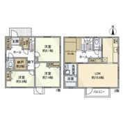 上鶴間本町戸建の間取り画像