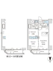 JP noie 西蒲田の間取り画像