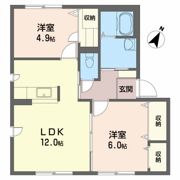 ストウハイツII Bの間取り画像