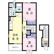 クラベールAの間取り画像