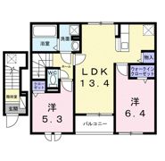 ミモザの間取り画像