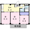 坂口ハイツの間取り画像