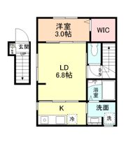 仮称）高岡市羽広2丁目211－10アパートの間取り画像