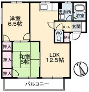 クローカス浜角壱番館の間取り画像