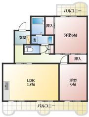 グランヴェール伏見Ⅱの間取り画像