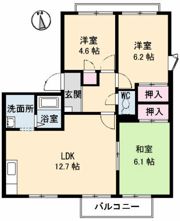 フレグランス藤ノ木 A棟の間取り画像
