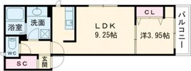 ラシックランテ前原東の間取り画像