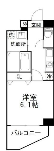 プリズム14番館の間取り画像