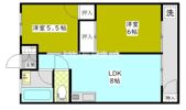 ユナイテッド南津留の間取り画像