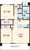 クレセント コートの間取り画像