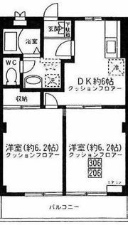 ドルフMの間取り画像