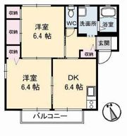 オール・ラヴィーヌB棟の間取り画像