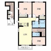 アリスティオBの間取り画像