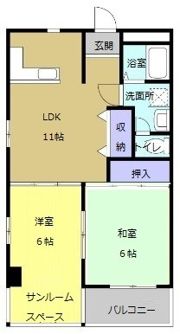 ビラ四季の間取り画像