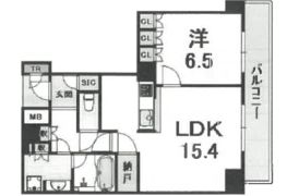 ザ・パークハウス神戸ハーバーランドタワーの間取り画像