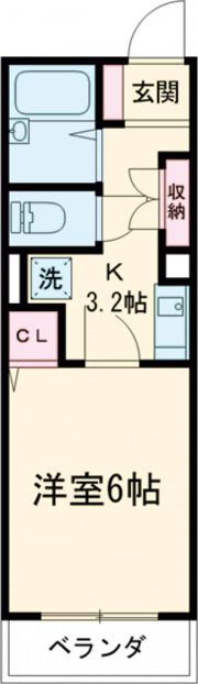 アライブ滝本の間取り画像