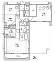パークハウス練馬春日町の間取り画像