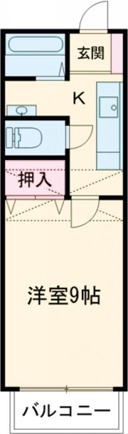 アヴァンセ六丁の目Ⅰの間取り画像