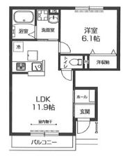 メゾンエムティ壱番館の間取り画像