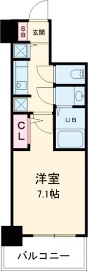 S-RESIDENCE堺市駅前の間取り画像