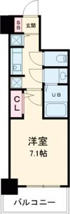 S-RESIDENCE堺市駅前の間取り画像
