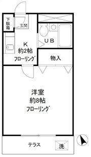 ハイツタカノの間取り画像