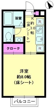 GRACECOURT海老名の間取り画像