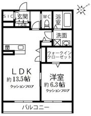 ラディーチェBの間取り画像