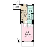 クレシェンド東新宿の間取り画像