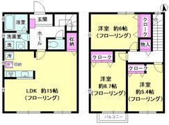 コンフォートヒルズC棟の間取り画像