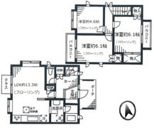 ヴェルドミール梶ケ谷の間取り画像