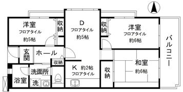 コーポレート花小金井の間取り画像