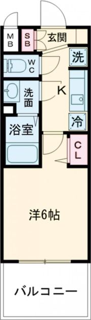 プレサンス西九条GATERISEの間取り画像