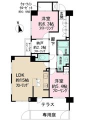 ザ・パークハウス新検見川南の間取り画像