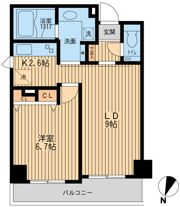 クリオ上野毛ラ・モードの間取り画像