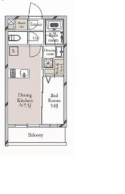 JMFレジデンス学芸大学の間取り画像