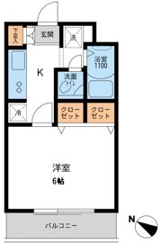 ウィンベルデュエット大宮第13の間取り画像