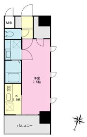 ウイングテラス京急川崎の間取り画像