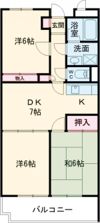 レジデンス第7石川の間取り画像
