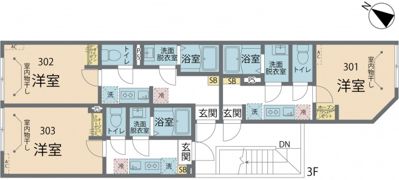カインドネス小田急相模原Ⅳの間取り画像