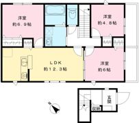 LA LA MAISON中野の間取り画像