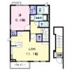 ファンタジア Bの間取り画像
