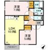 ベルデュール吉田 B棟の間取り画像
