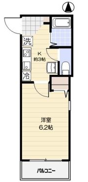 メゾン・ド・ジュネス喜沢の間取り画像