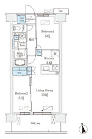 スカイグランデ津田沼の間取り画像