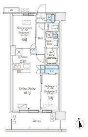 スカイグランデ津田沼の間取り画像
