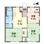 アルファーコーポの間取り画像