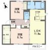 シャーメゾン日の出町 Aの間取り画像